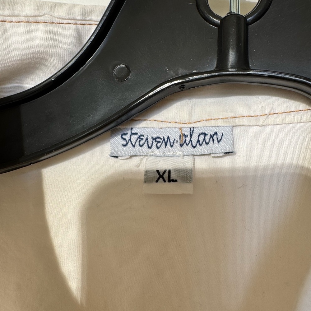 Men’s Steven Alan Crisp White Dress Shirt - image 2